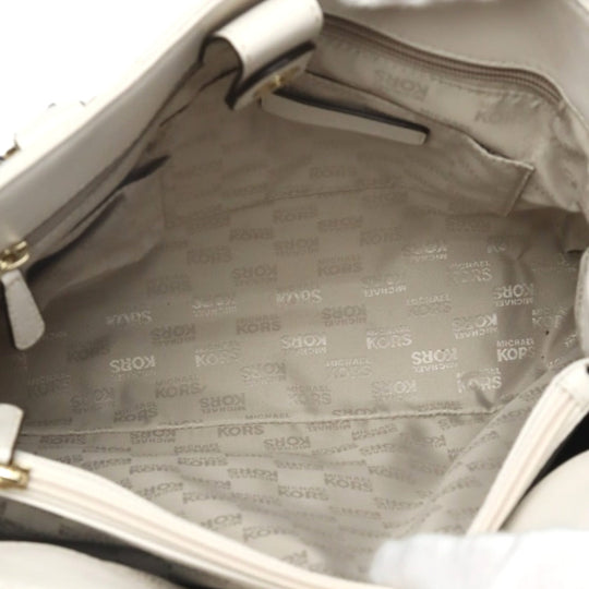 MICHAEL KORS Handbag Calfskin white 2WAYShoulder Bag Women Used Authentic