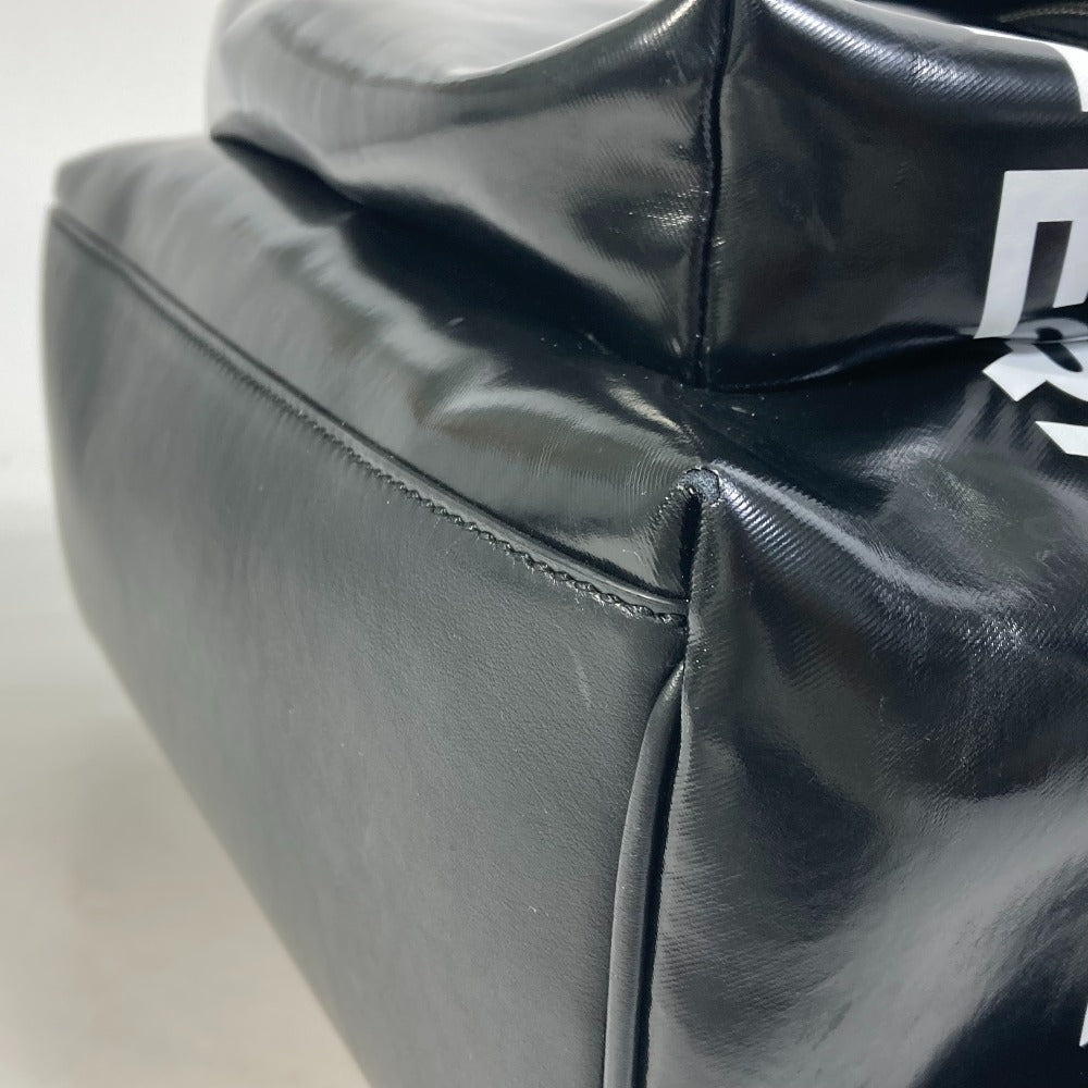 BURBERRY Backpack 8021908 Coated canvas black ML JETT Horseferry mens Used Authentic