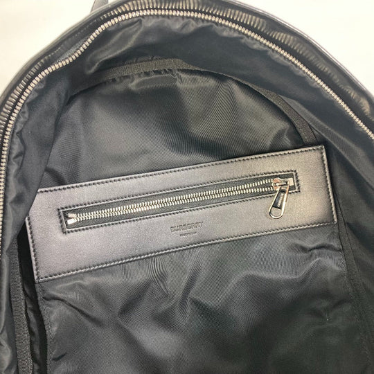 BURBERRY Backpack 8021908 Coated canvas black ML JETT Horseferry mens Used Authentic