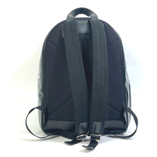 BURBERRY Backpack 8021908 Coated canvas black ML JETT Horseferry mens Used Authentic