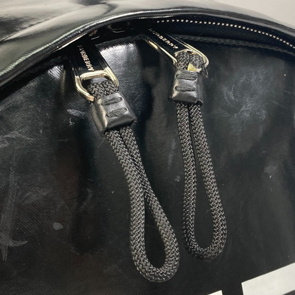 BURBERRY Backpack 8021908 Coated canvas black ML JETT Horseferry mens Used Authentic