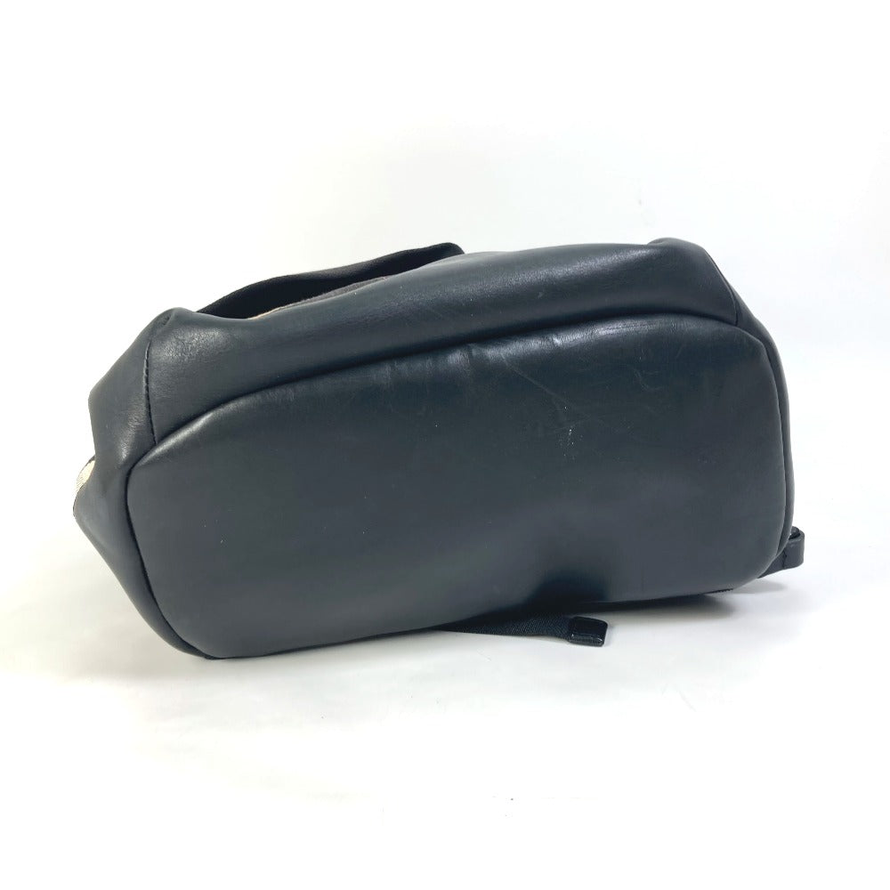 BURBERRY Backpack 3958527 Canvas / leather beige Backpack Mega Check Pattern mens Used Authentic