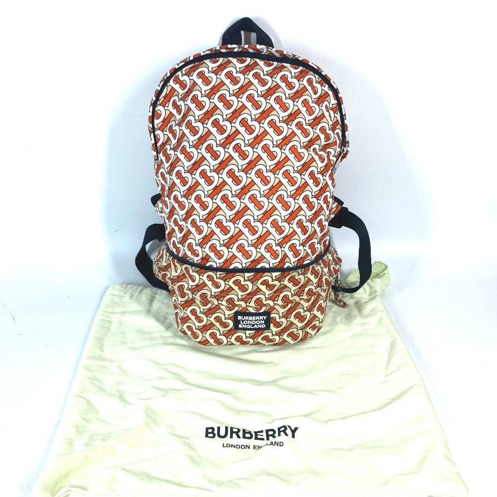 BURBERRY Backpack Nylon Orange Sling bag, waist pouch, belt bag TB logo unisex(Unisex) Used Authentic