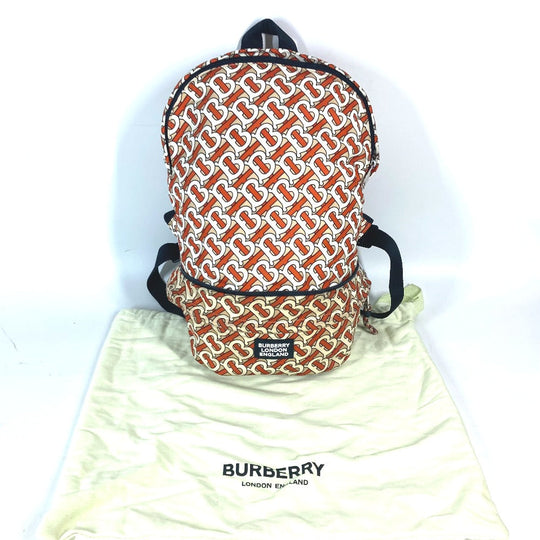 BURBERRY Backpack Nylon Orange Sling bag, waist pouch, belt bag TB logo unisex(Unisex) Used Authentic