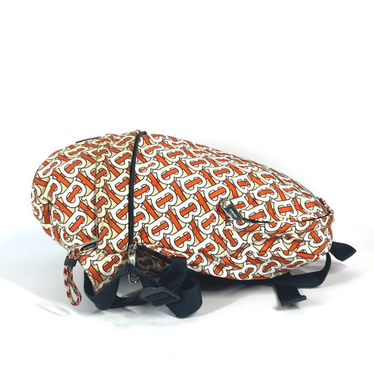 BURBERRY Backpack Nylon Orange Sling bag, waist pouch, belt bag TB logo unisex(Unisex) Used Authentic