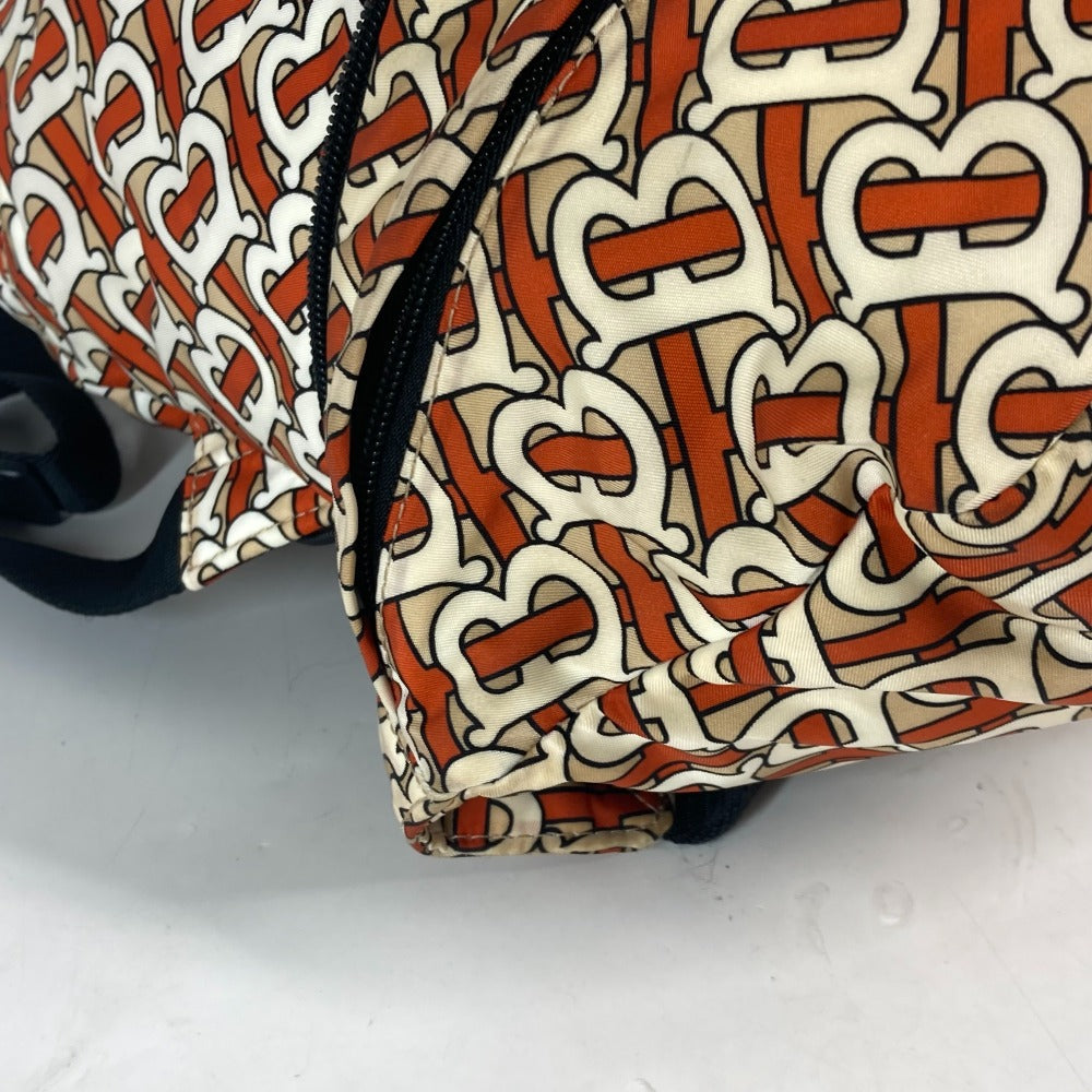 BURBERRY Backpack Nylon Orange Sling bag, waist pouch, belt bag TB logo unisex(Unisex) Used Authentic