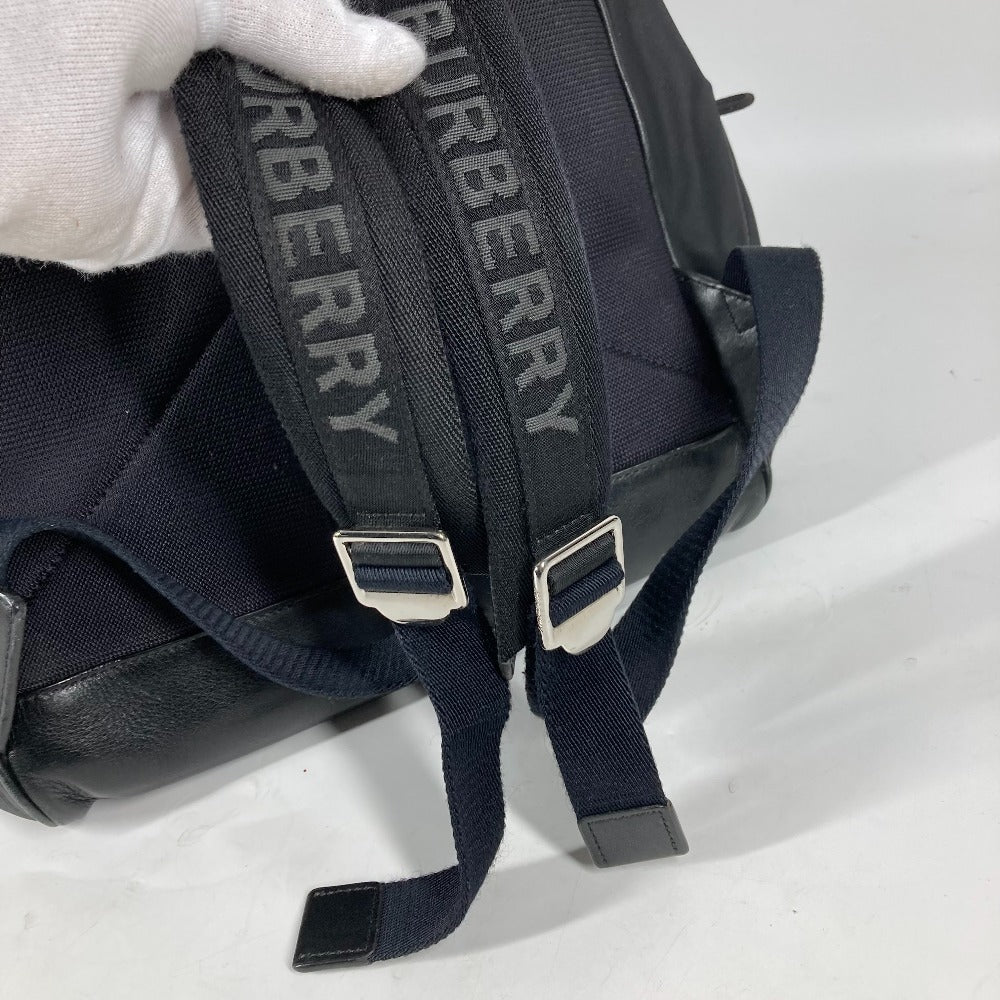 BURBERRY Backpack 8016109 Nylon black By color logo unisex(Unisex) Used Authentic