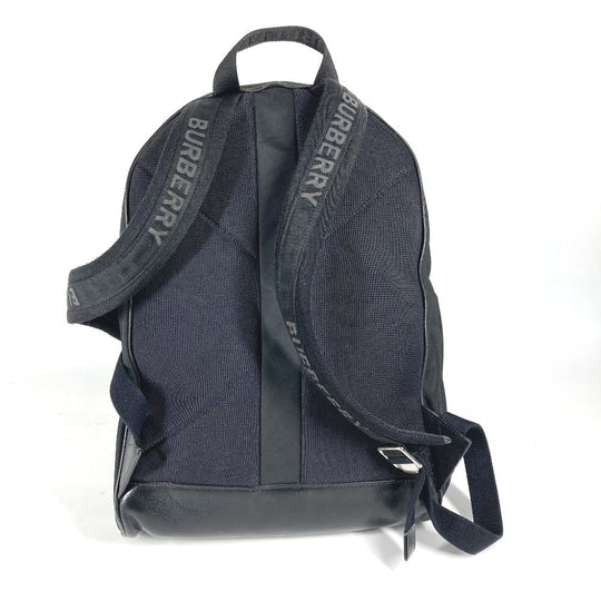 BURBERRY Backpack 8016109 Nylon black By color logo unisex(Unisex) Used Authentic