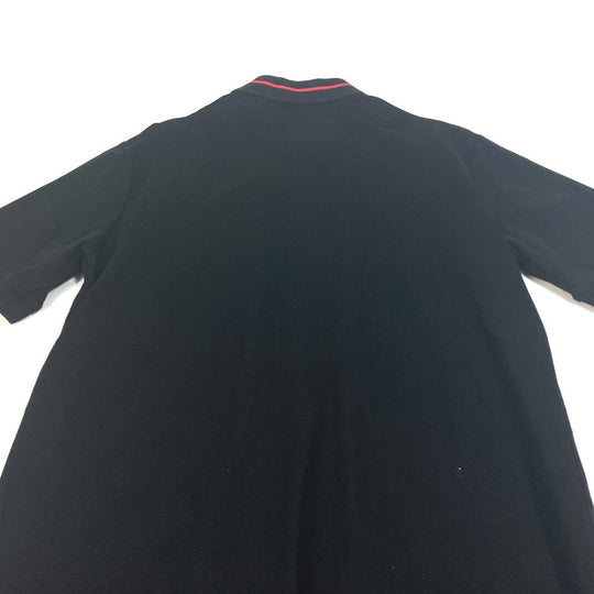 BURBERRY Short sleeve polo shirt 8027016 cotton black apparel tops short sleeves Monogram TB Stripe mens S Used Authentic