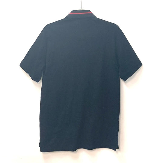 BURBERRY Short sleeve polo shirt 8027016 cotton black apparel tops short sleeves Monogram TB Stripe mens S Used Authentic