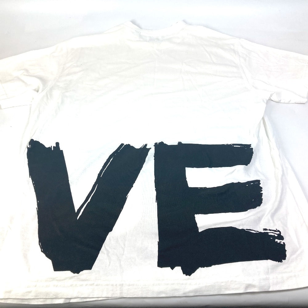 BURBERRY Short sleeve T-shirt 8037303 cotton white LOVE mens M Used Authentic