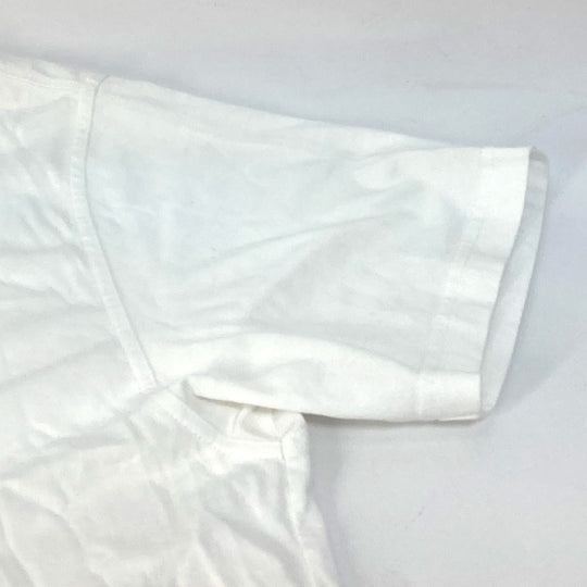 BURBERRY Short sleeve T-shirt 8037303 cotton white LOVE mens M Used Authentic