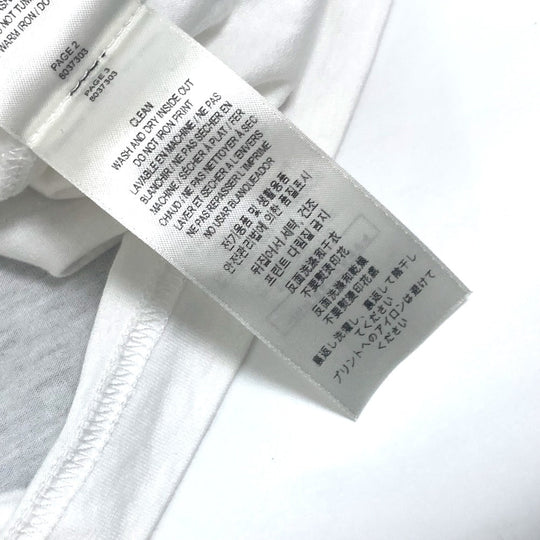BURBERRY Short sleeve T-shirt 8037303 cotton white LOVE mens M Used Authentic