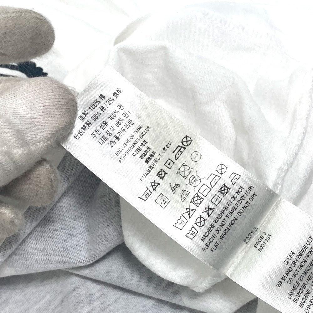 BURBERRY Short sleeve T-shirt 8037303 cotton white LOVE mens M Used Authentic