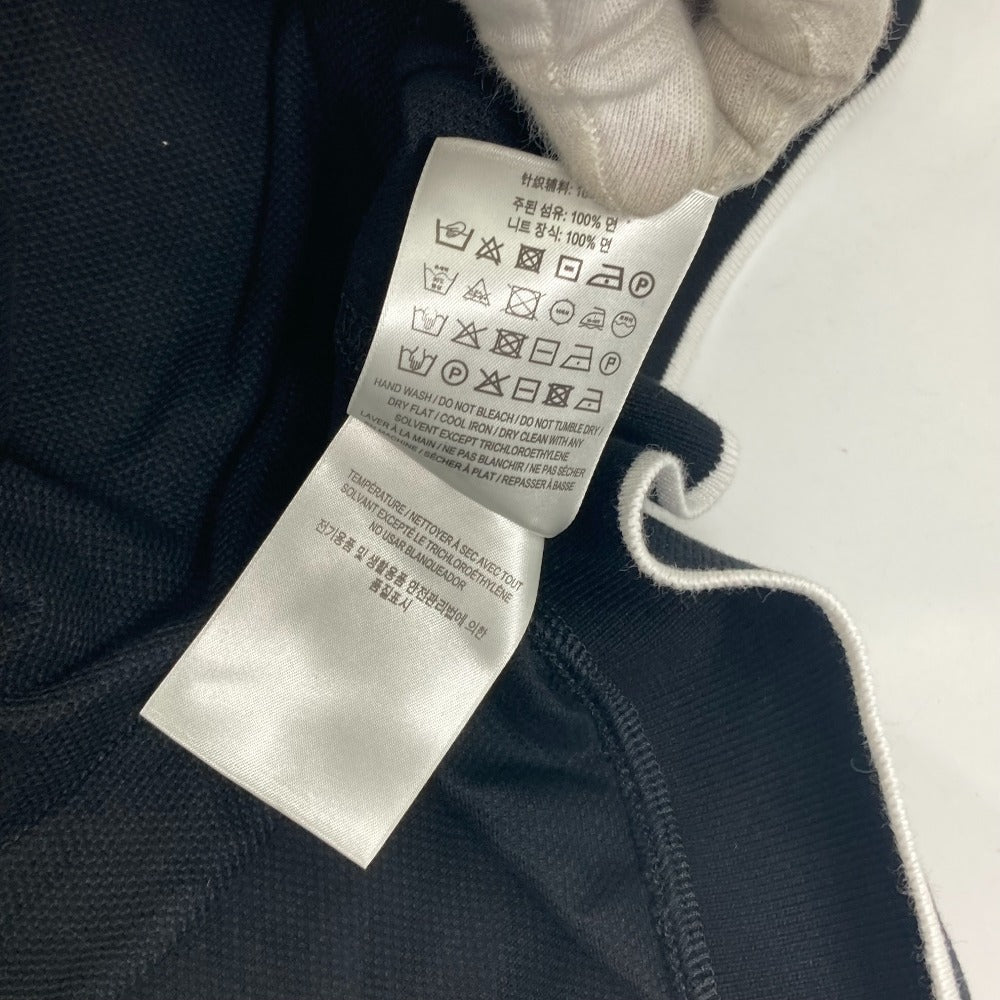 BURBERRY poncho 8015131 cotton black outer TB logo bicolor Women S Used Authentic