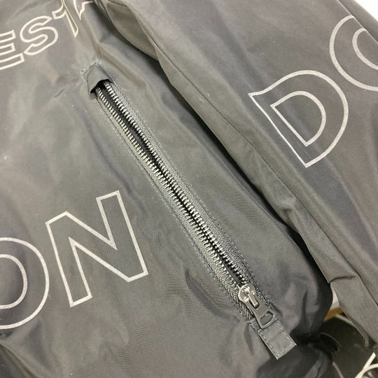 BURBERRY Jacket Nylon black Outer Apparel Long Sleeve Tops Check Inside hoodie logo mens ‚k Used Authentic