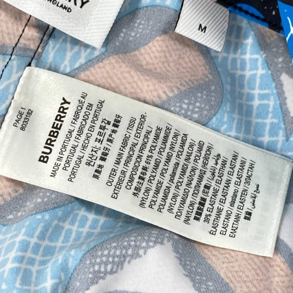 BURBERRY Pants 8033182 Nylon Orange apparel long pants TB leggings Women M Used Authentic