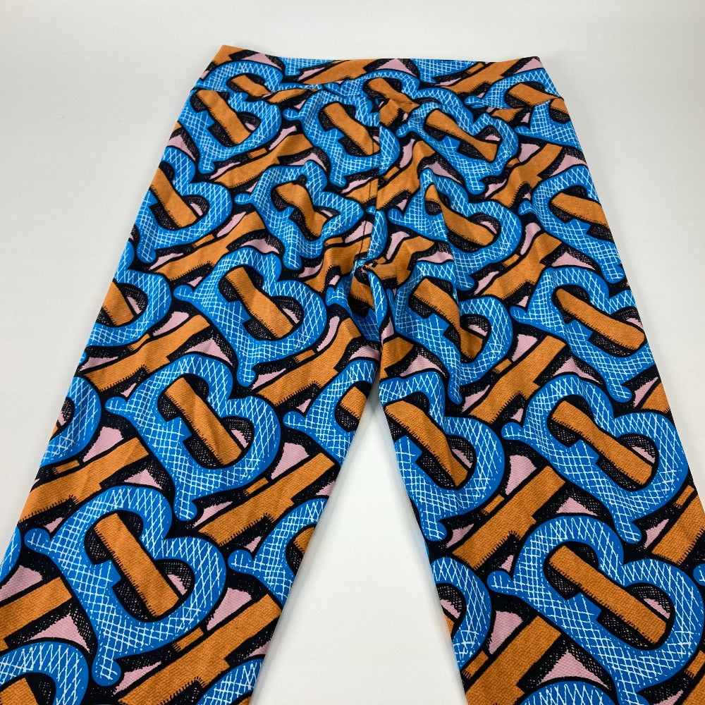 BURBERRY Pants 8033182 Nylon Orange apparel long pants TB leggings Women M Used Authentic
