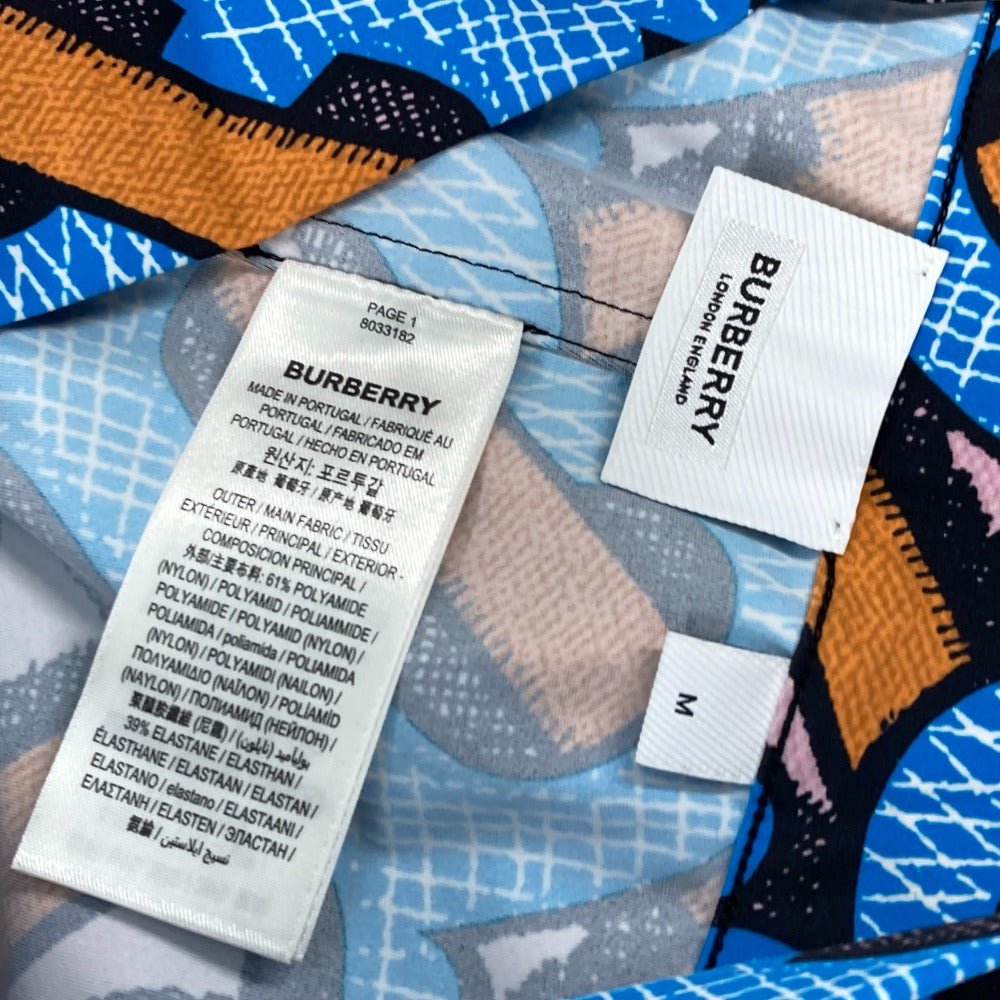 BURBERRY Pants 8033182 Nylon Orange apparel long pants TB leggings Women M Used Authentic