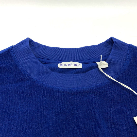 BURBERRY Short sleeve T-shirt 8081234 cotton blue Apparel Tops LIGHT BLUE mens M Used Authentic