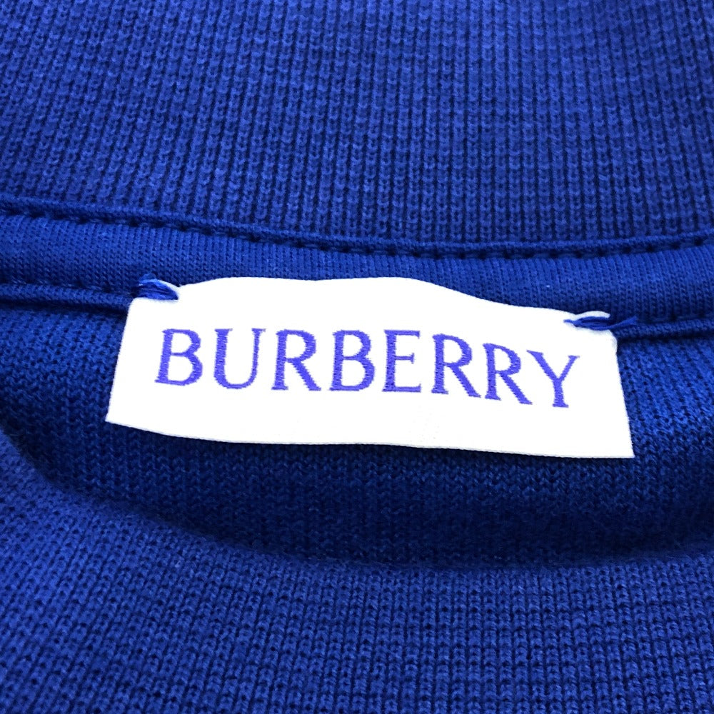 BURBERRY Short sleeve T-shirt 8081234 cotton blue Apparel Tops LIGHT BLUE mens M Used Authentic