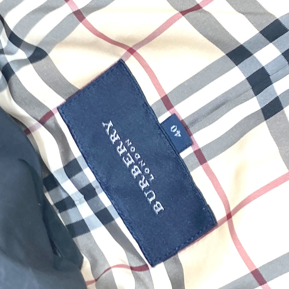 BURBERRY Down vest Nylon black London Women 40 Used Authentic