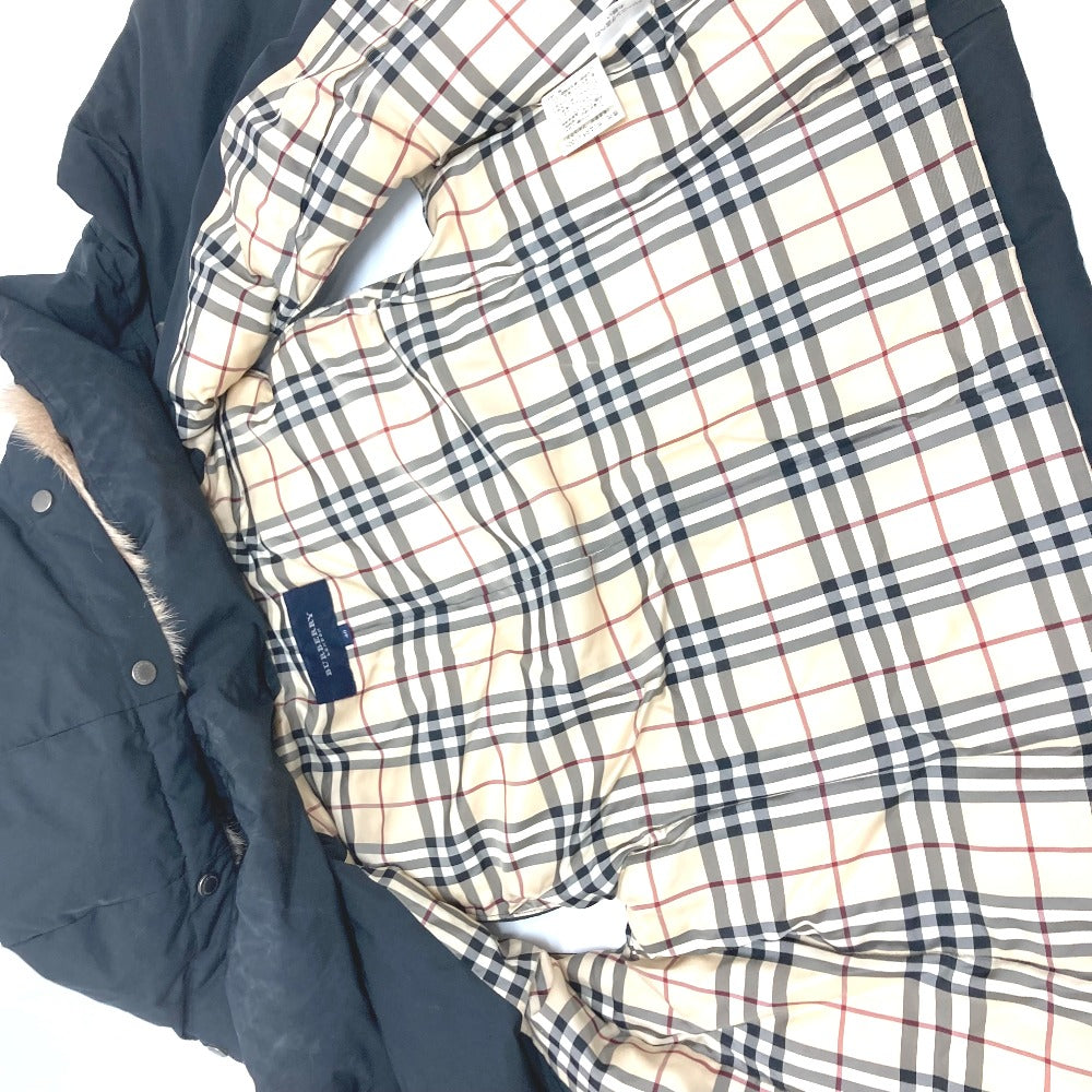 BURBERRY Down vest Nylon black London Women 40 Used Authentic