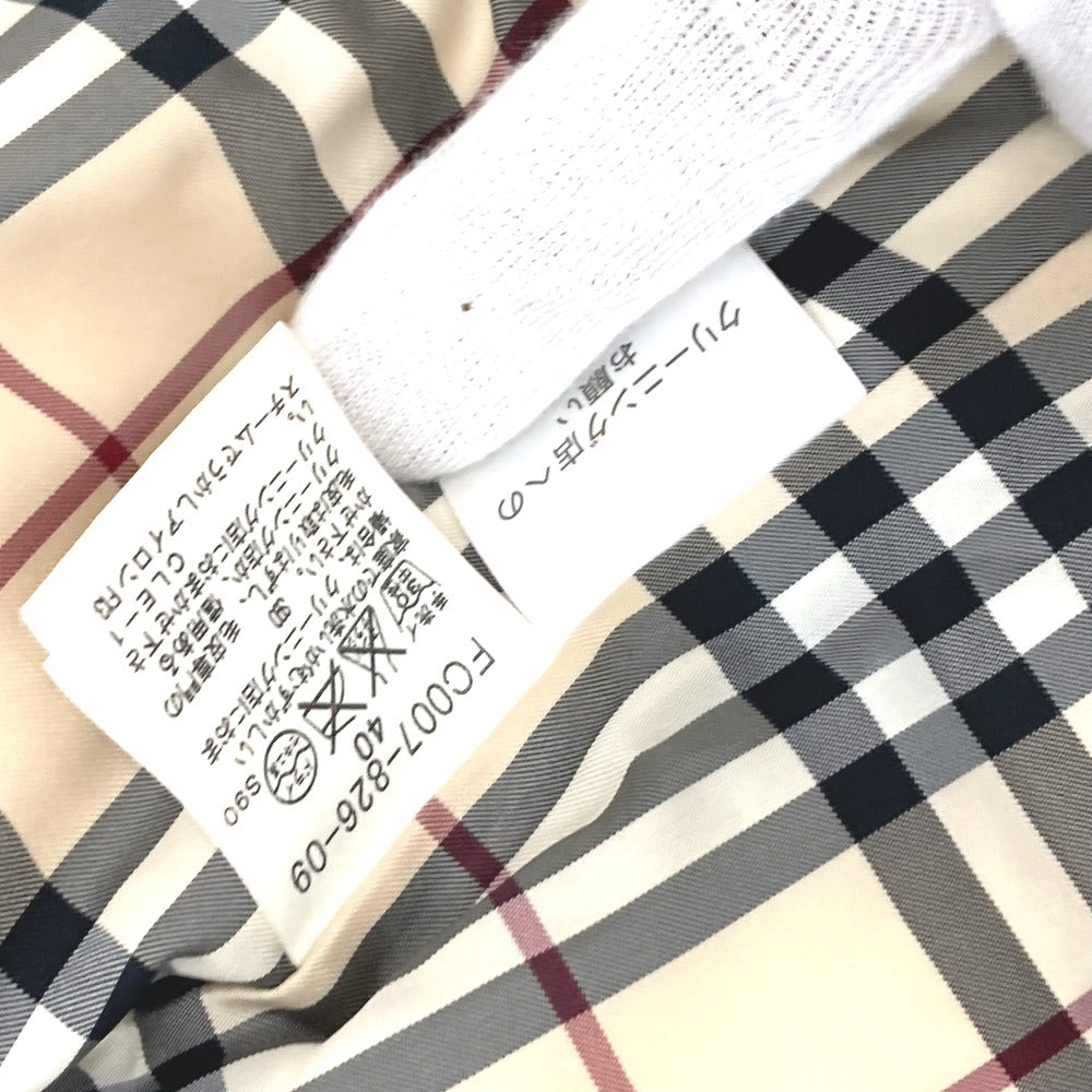 BURBERRY Down vest Nylon black London Women 40 Used Authentic