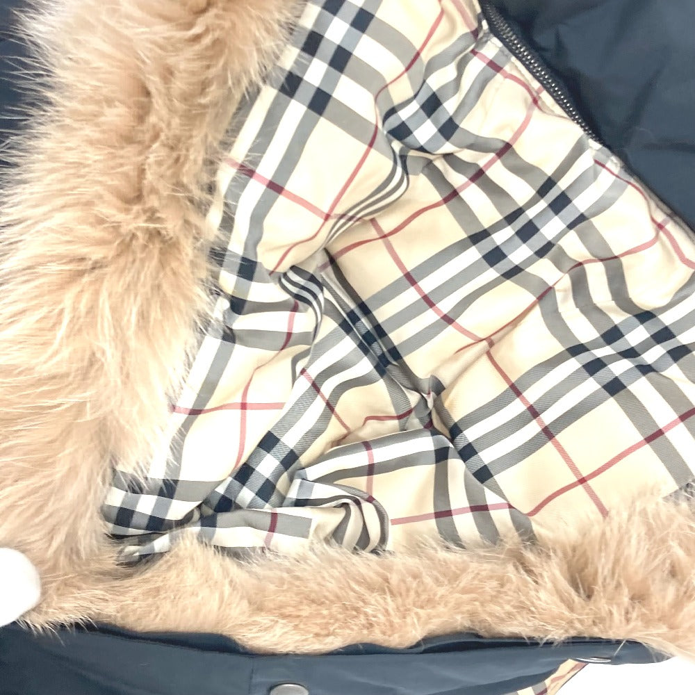 BURBERRY Down vest Nylon black London Women 40 Used Authentic