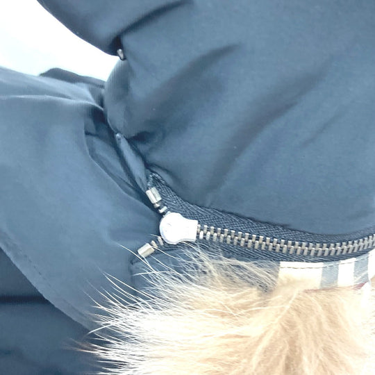 BURBERRY Down vest Nylon black London Women 40 Used Authentic