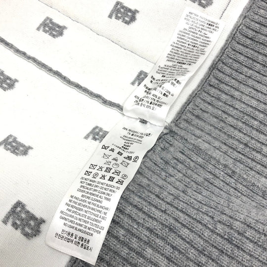 BURBERRY cardigan 8028721 wool gray TB logo all-over pattern SP