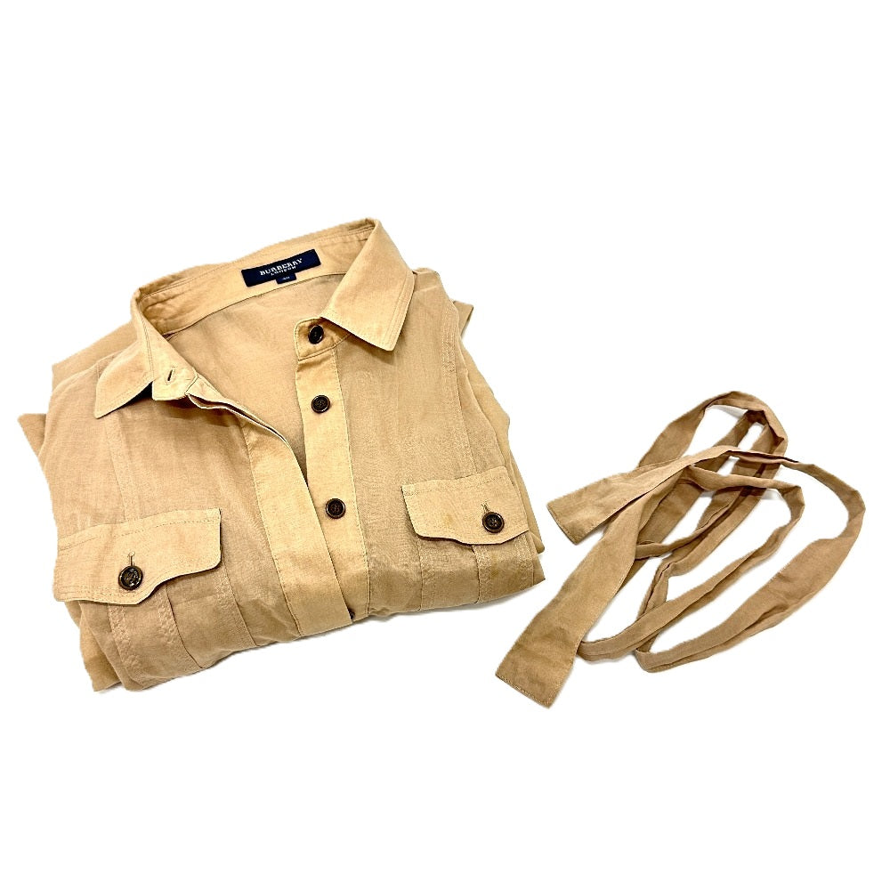 BURBERRY one piece silk beige Burberry London 40