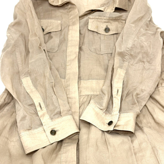 BURBERRY one piece silk beige Burberry London 40