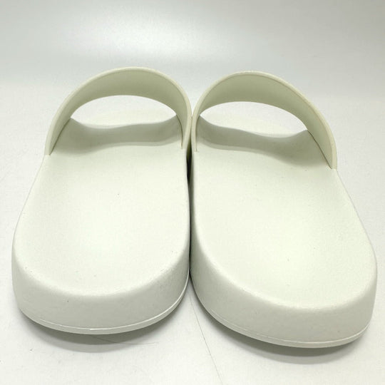 BURBERRY Sandals rubber white Two-tone beach sandals logo KINGDOM Women 37 Used Authentic