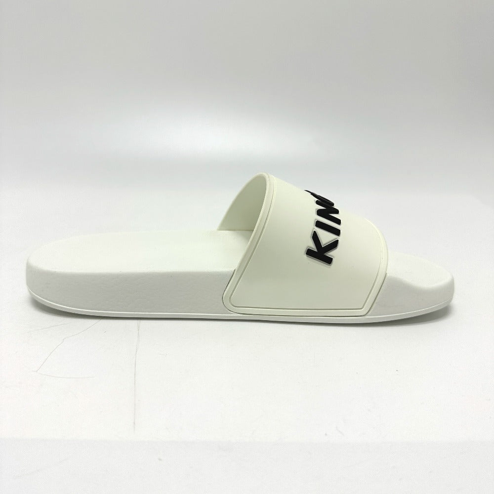 BURBERRY Sandals rubber white Two-tone beach sandals logo KINGDOM Women 37 Used Authentic