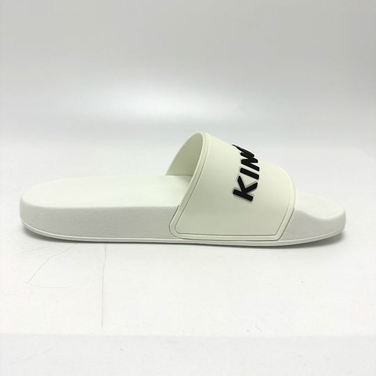 BURBERRY Sandals rubber white Two-tone beach sandals logo KINGDOM Women 37 Used Authentic