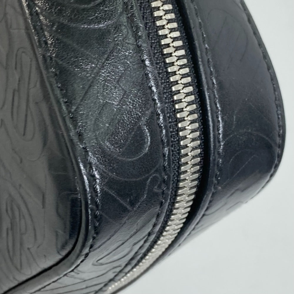 BURBERRY Business bag 8014391 leather black Crossbody handbags TB mens Used Authentic