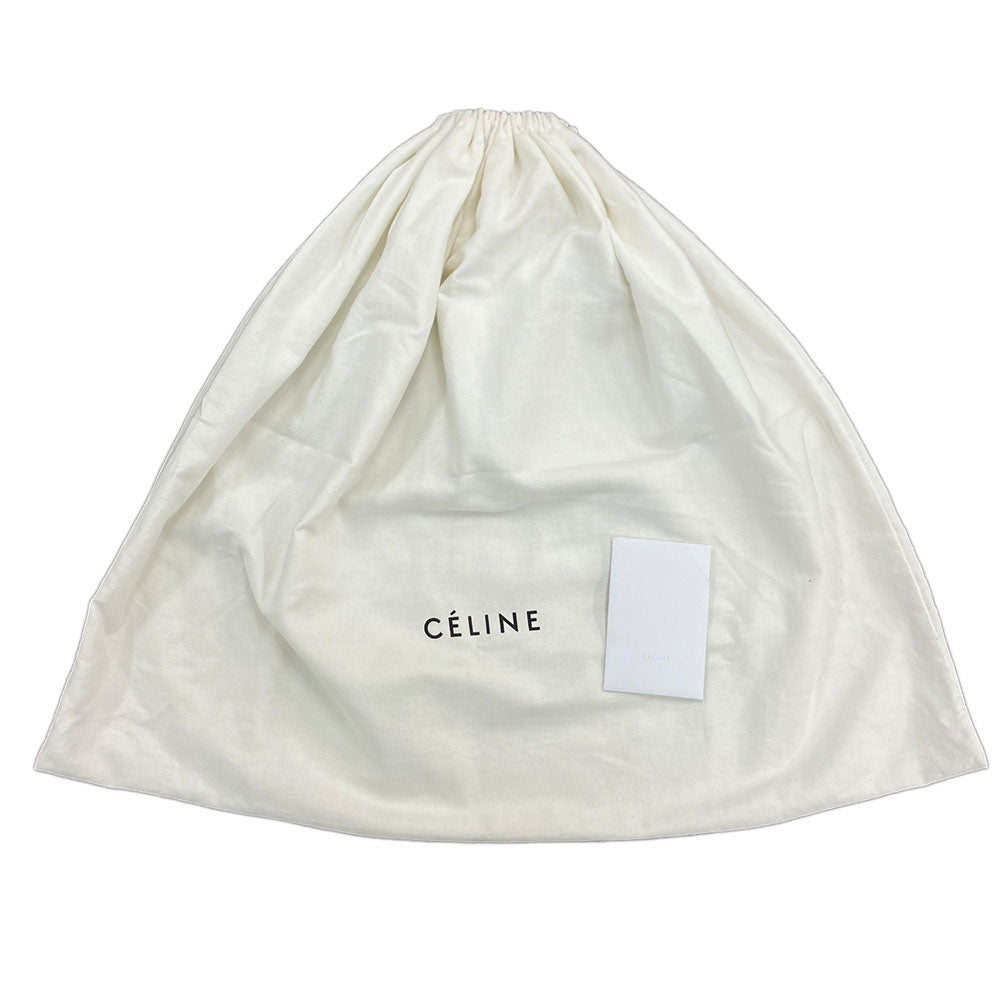 CELINE Tote Bag 169263EBT leather beige Horizontalkava Women Used Authentic