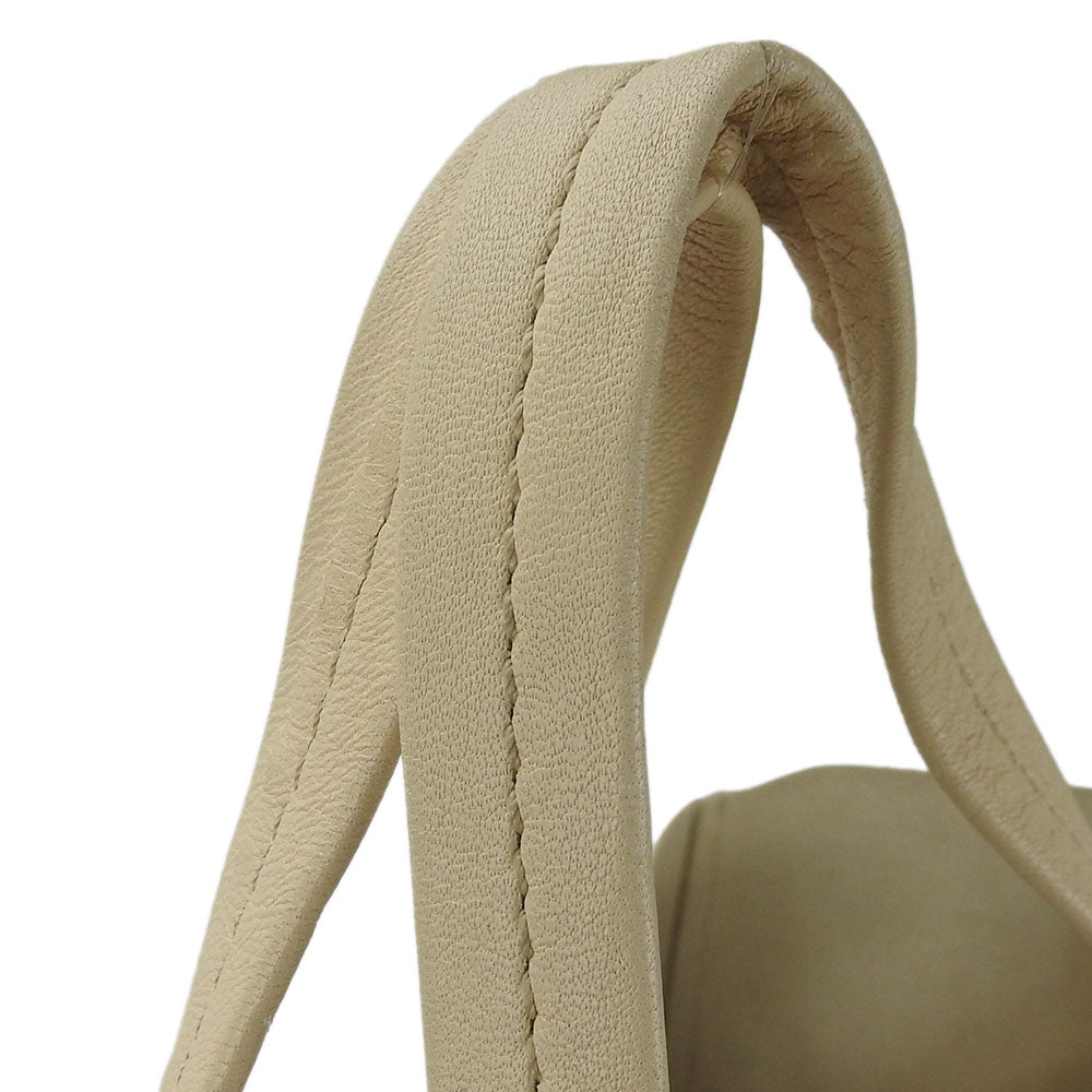 CELINE Tote Bag 169263EBT leather beige Horizontalkava Women Used Authentic