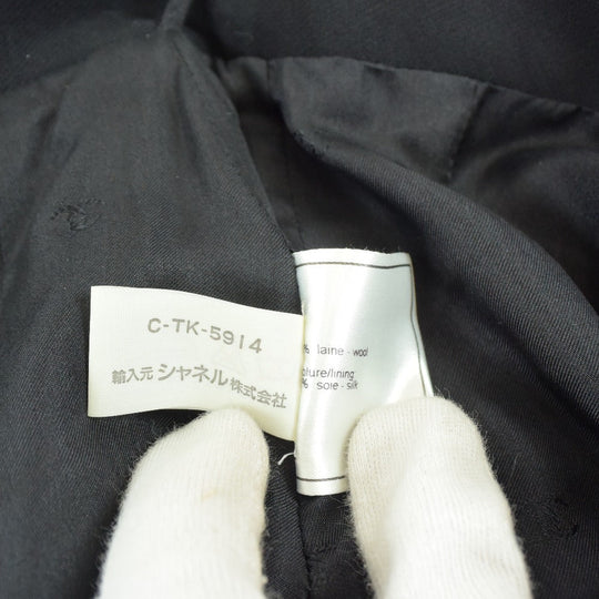 CHANEL skirt P11160V06456 Wool, Silk black 94305 Women 38 Used Authentic