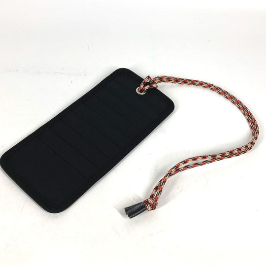 BURBERRY Card Case Nylon black Pass case logo Women Used Authentic