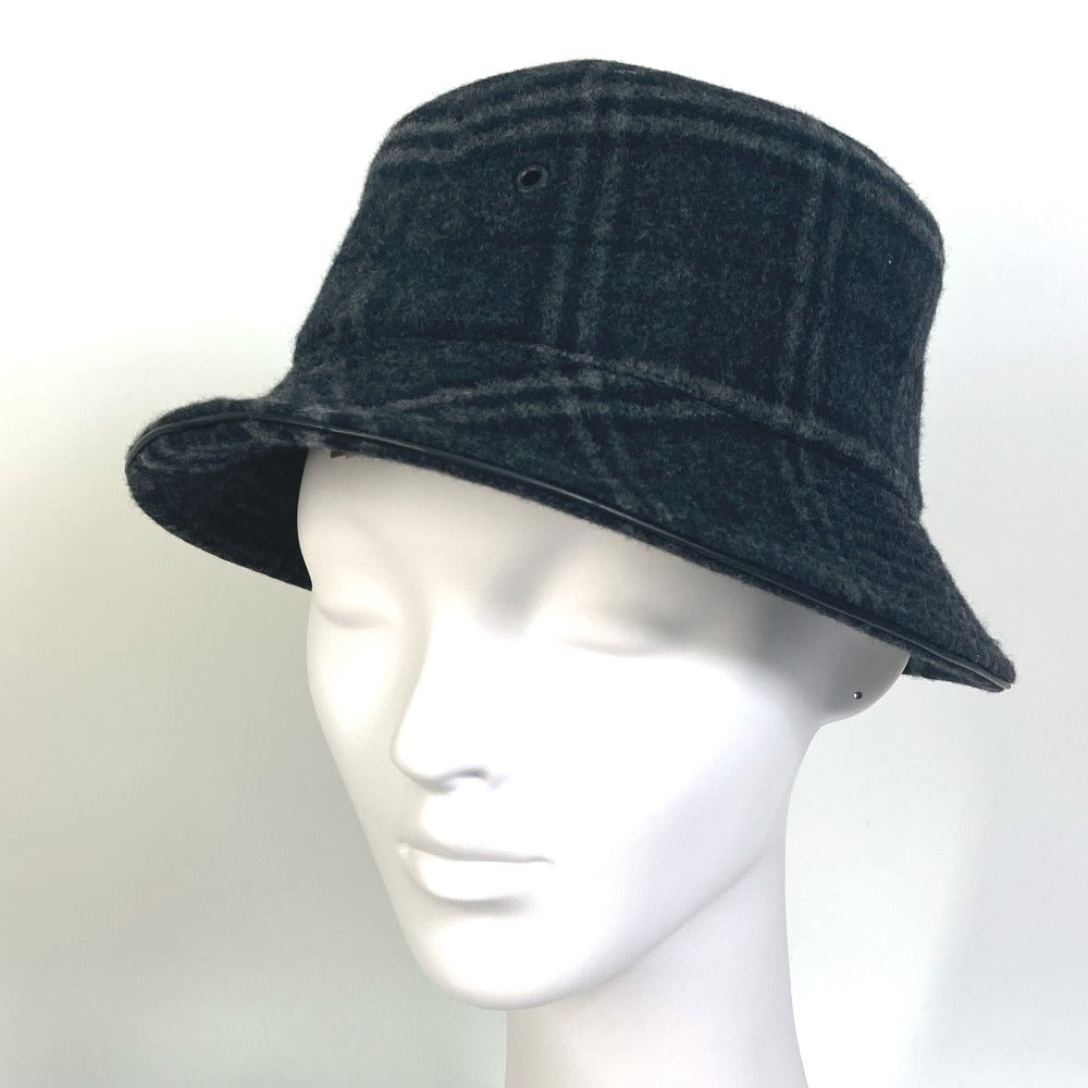 BURBERRY hat 8044077 Wool, Cashmere black hat hat unisex(Unisex) ‚r Used Authentic