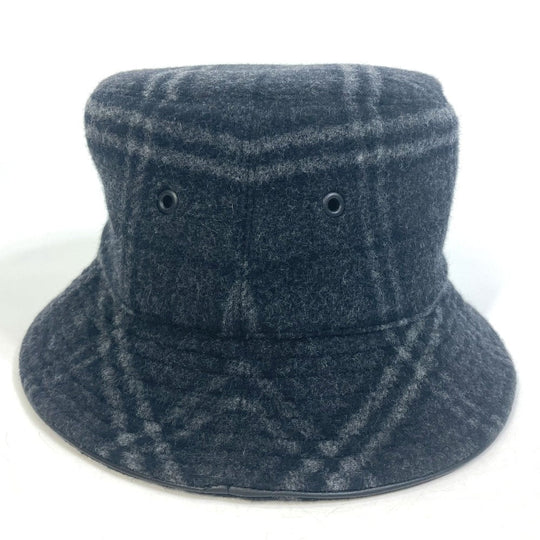 BURBERRY hat 8044077 Wool, Cashmere black hat hat unisex(Unisex) ‚r Used Authentic