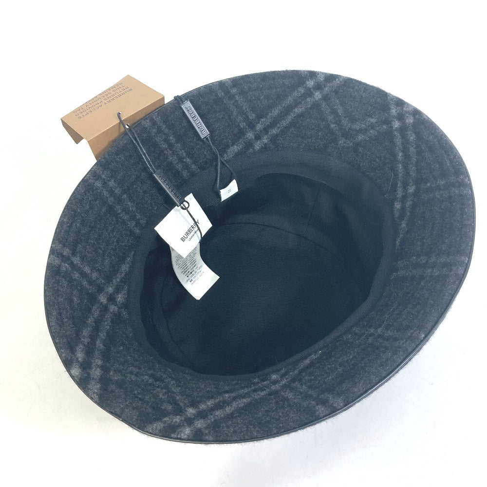 BURBERRY hat 8044077 Wool, Cashmere black hat hat unisex(Unisex) ‚r Used Authentic