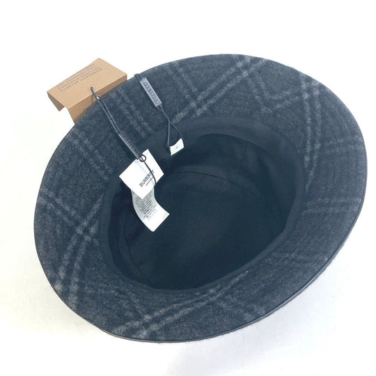 BURBERRY hat 8044077 Wool, Cashmere black hat hat unisex(Unisex) ‚r Used Authentic