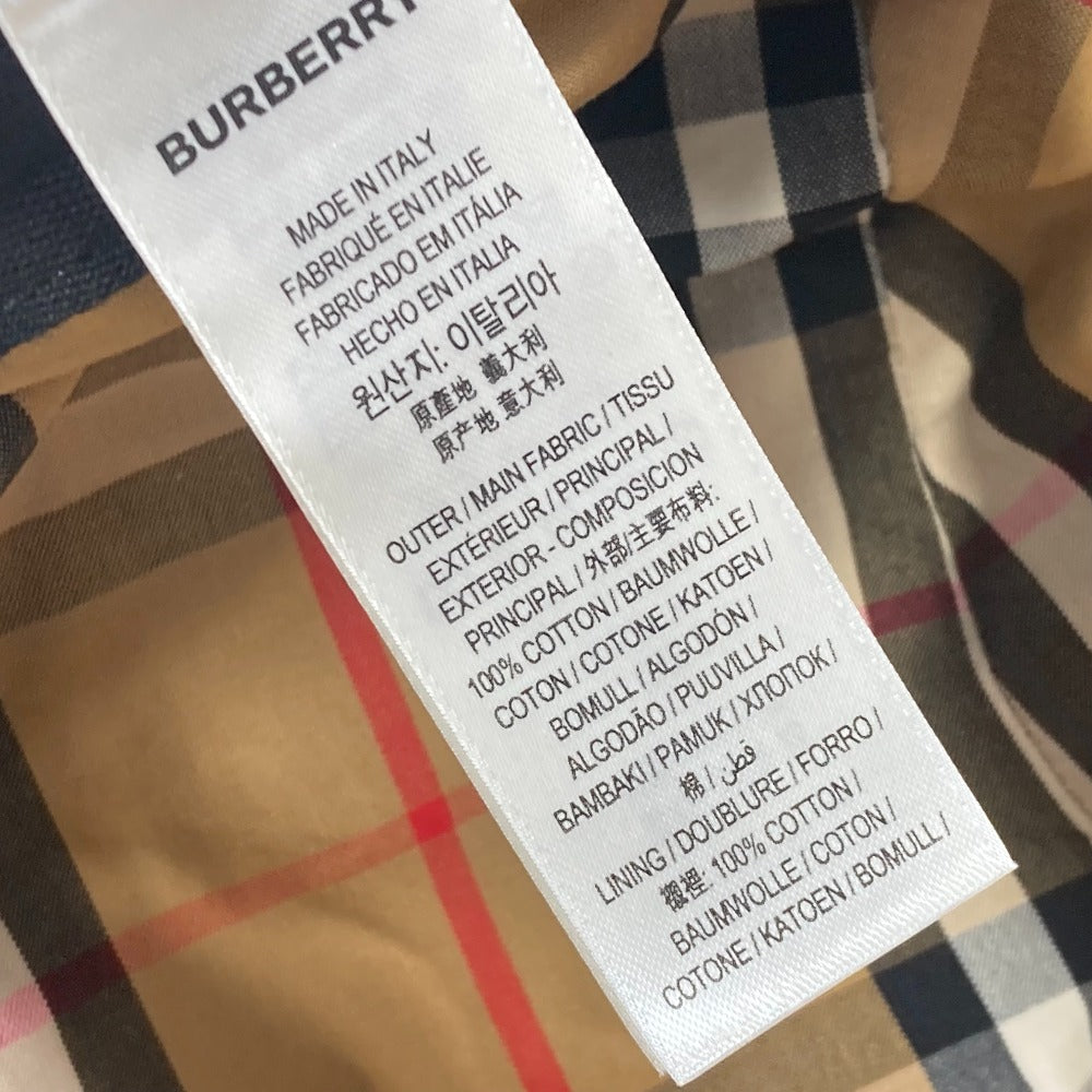 BURBERRY hat 8026928 cotton black hat hat logo Women M Used Authentic