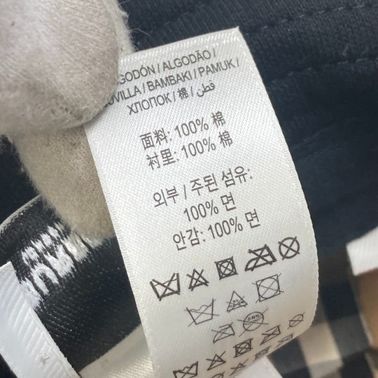 BURBERRY hat 8026928 cotton black hat hat logo Women M Used Authentic