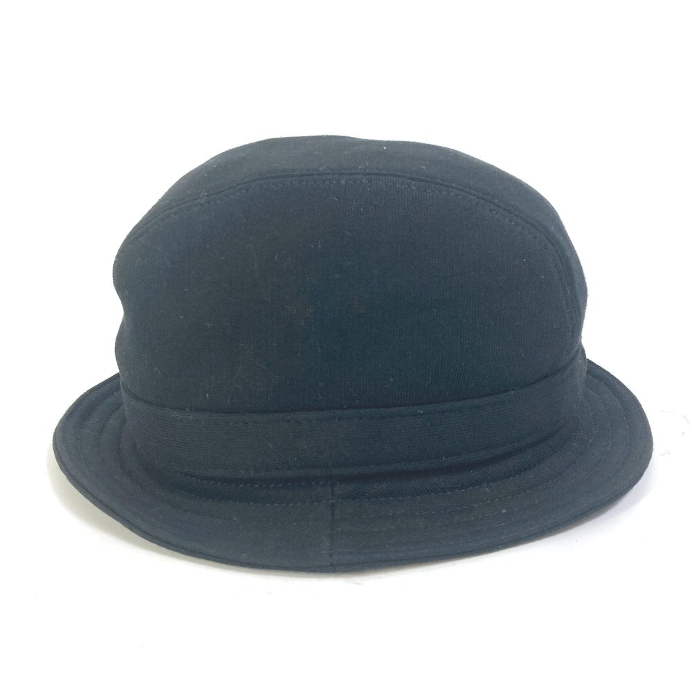 BURBERRY hat 8026928 cotton black hat hat logo Women M Used Authentic