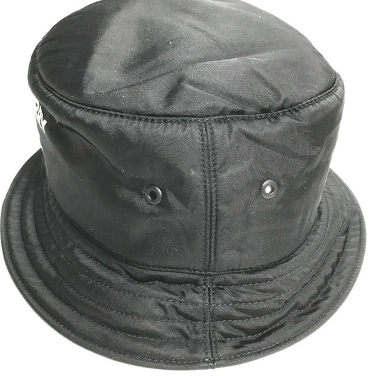 BURBERRY hat 8044081 Nylon black Horseferry logo mens L Used Authentic