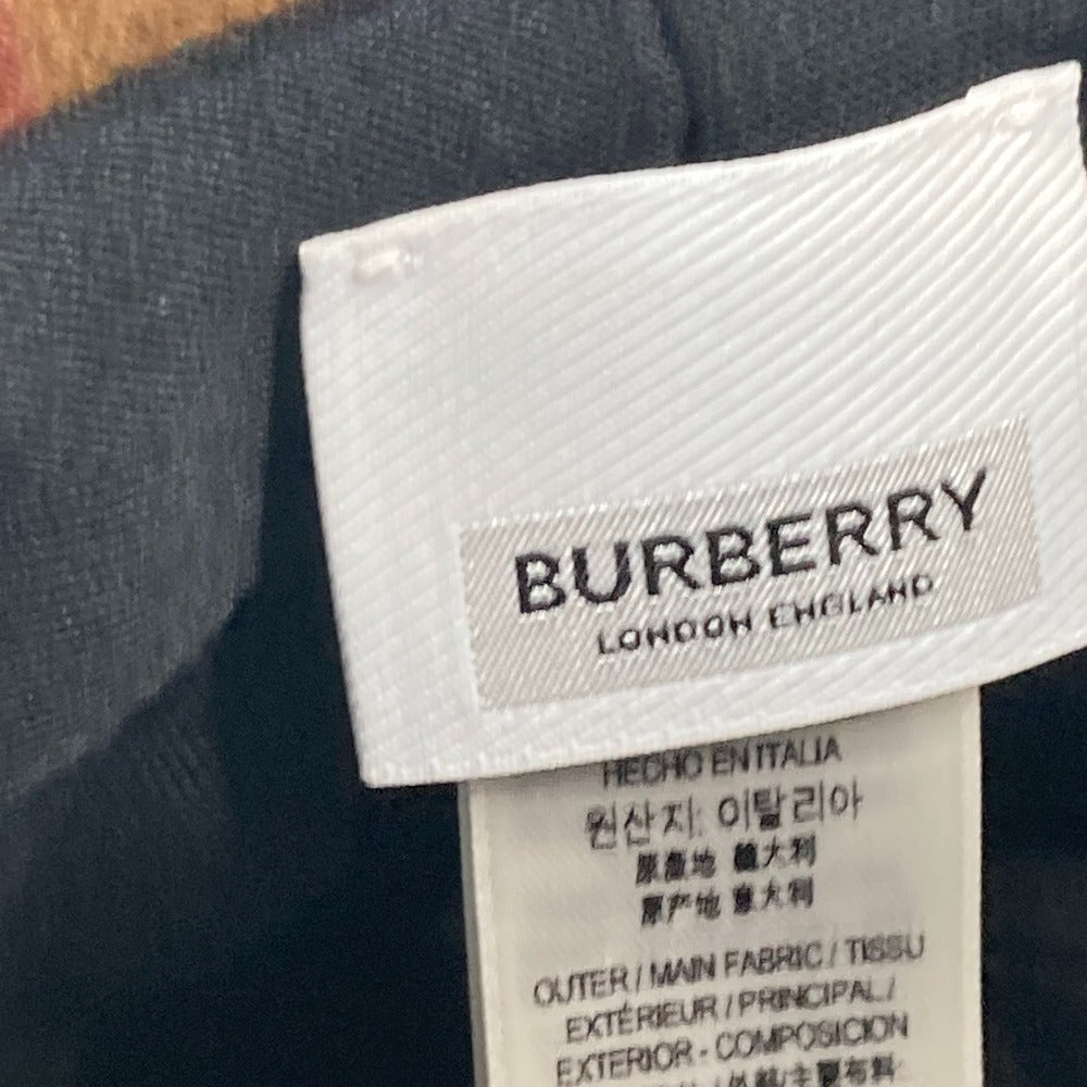 BURBERRY hat 8048929 cotton beige check mens M Used Authentic